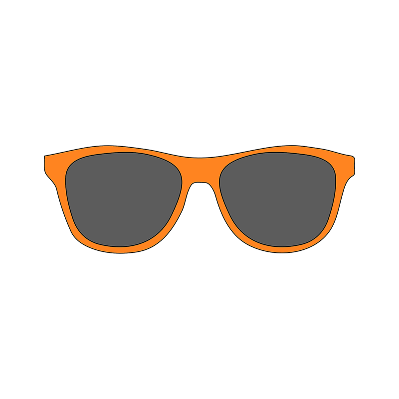 Orange Sunglass - R.O + Store